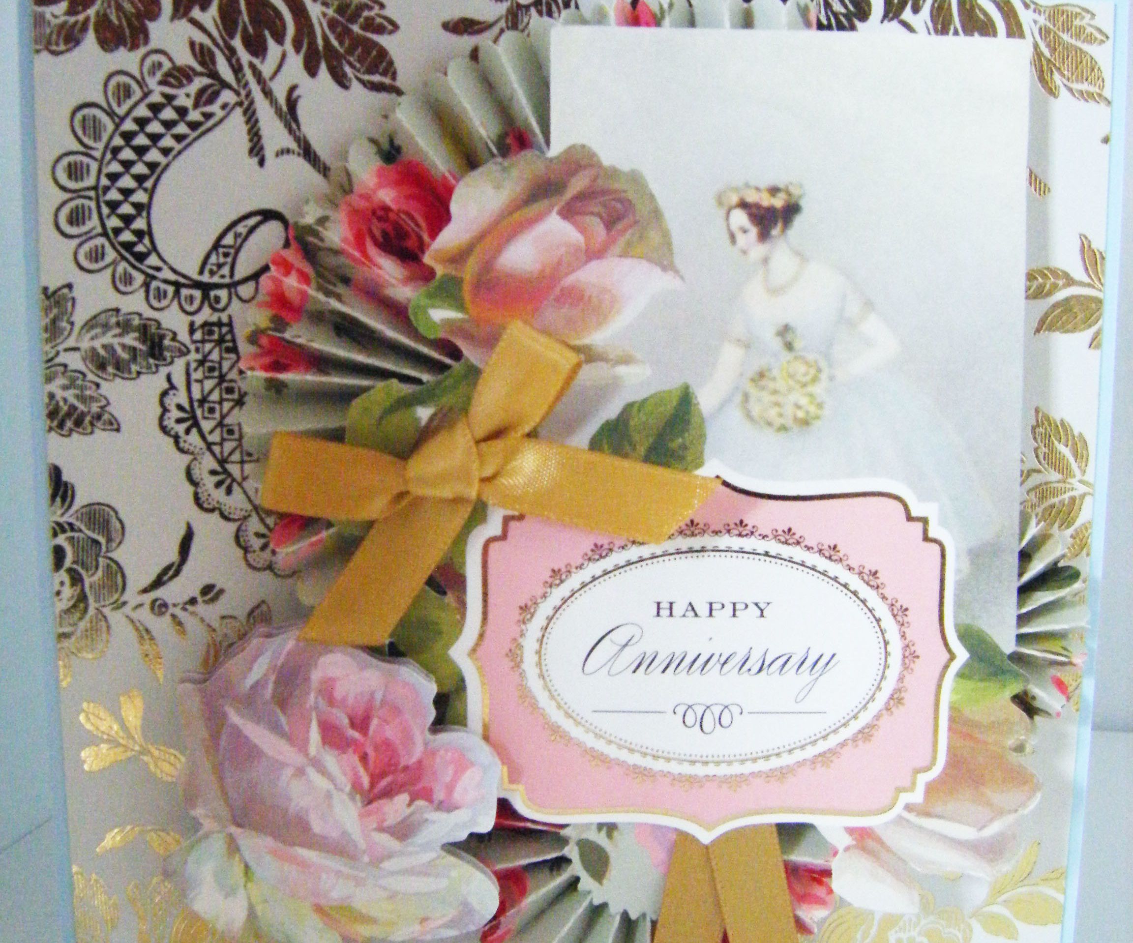 How to Make a Vintage Anniversary Topper Card 