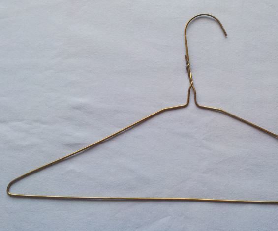 An Unusual Use of a Wire Hanger