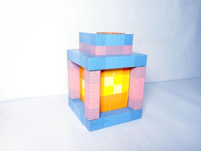 Minecraft Lantern Papercraft – Easy Cardstock Build : 7 Steps (with ...