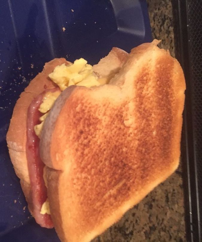 ULTIMATE BREAK-FEAST SANDWICH (QUICK AND EASY TOO)