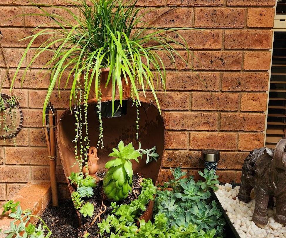 Broken Terracotta Pot Planter 7 Steps Instructables