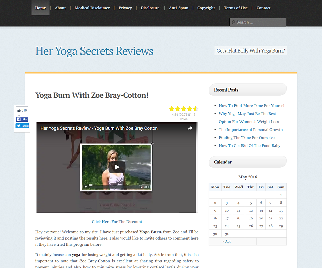 Her Yoga Secrets Reviews
