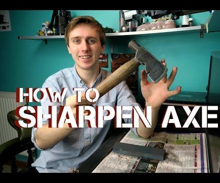 How to Sharpen an Axe Using a Whetstone | Tips & Tricks 