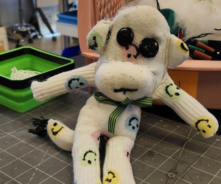 Silly Sock Monkey