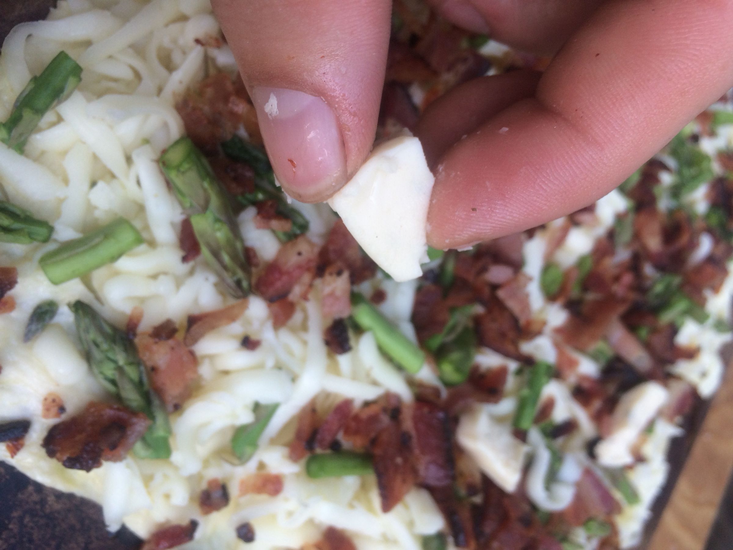 Garlic Bacon Asparagus Pizza 7 Steps Instructables