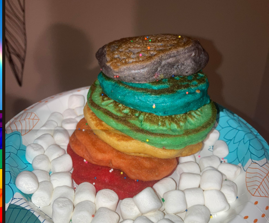Rainbow Pancakes