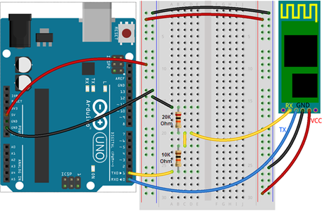 Wiring Up the HC-06 to an Arduino