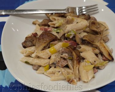 Dairy-free Pasta With Home Grown Mushrooms