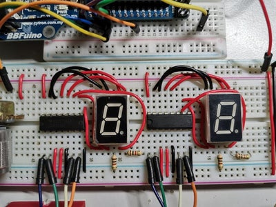 2x 7-Segment Display With 3 Pins From Arduino : 6 Steps - Instructables