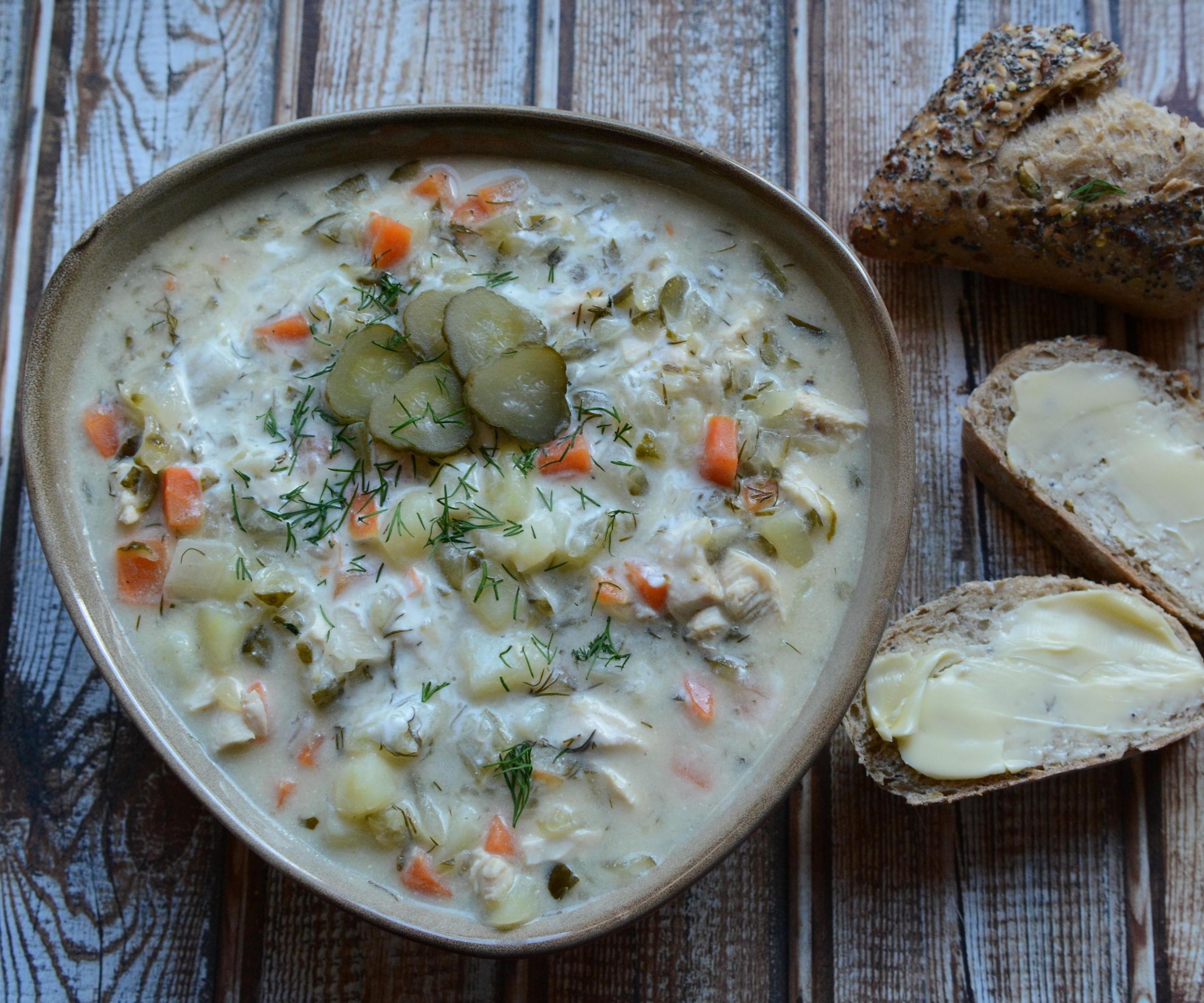 Hearty Pickle Soup- Unusual Polish Dish