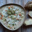 Hearty Pickle Soup- Unusual Polish Dish
