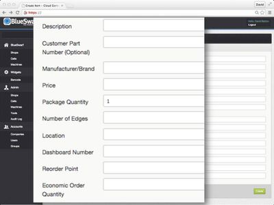 Enter or Edit Data in the Lower Fields As Needed.