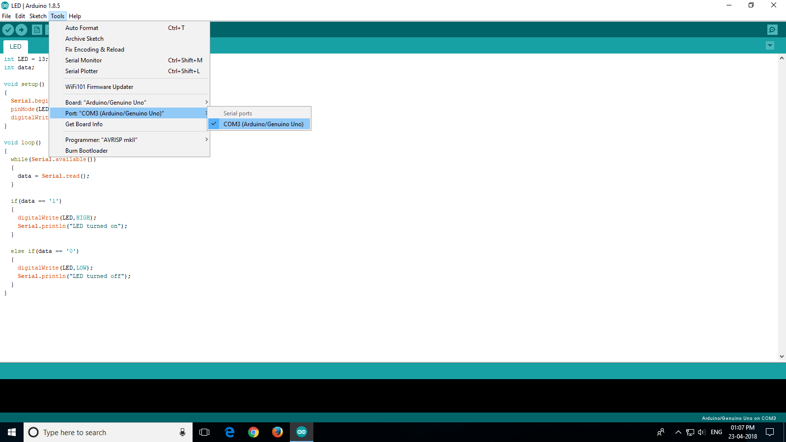 COMMUNICATION BETWEEN ARDUINO & PYTHON ! : 5 Steps - Instructables