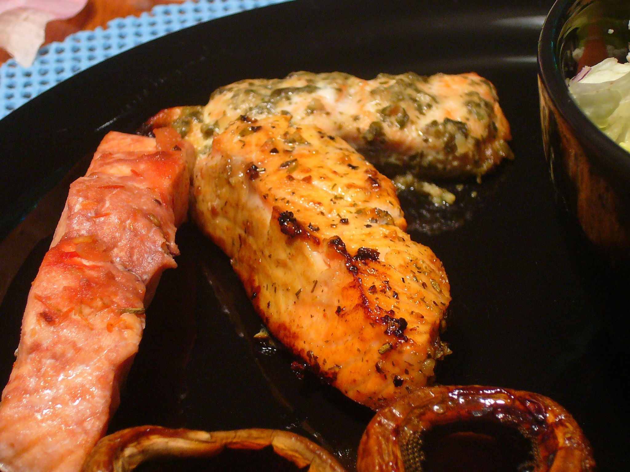 [Collegiate Meals] Three Way Salmon Steaks