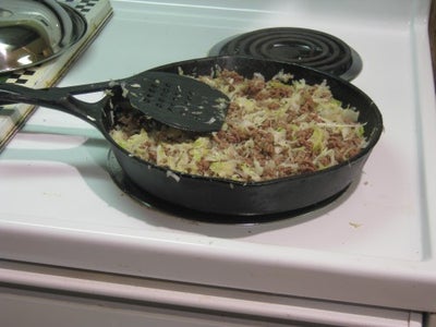 Add in the "noodles" (cabbage)