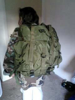 How to attatch MOLLE shoulder straps and hip belt to an ALICE Pack