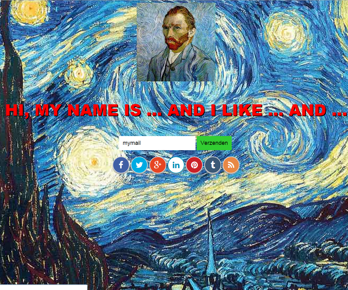 Making a website all about you with Visual Studio (HTML, CSS, JQUERY)