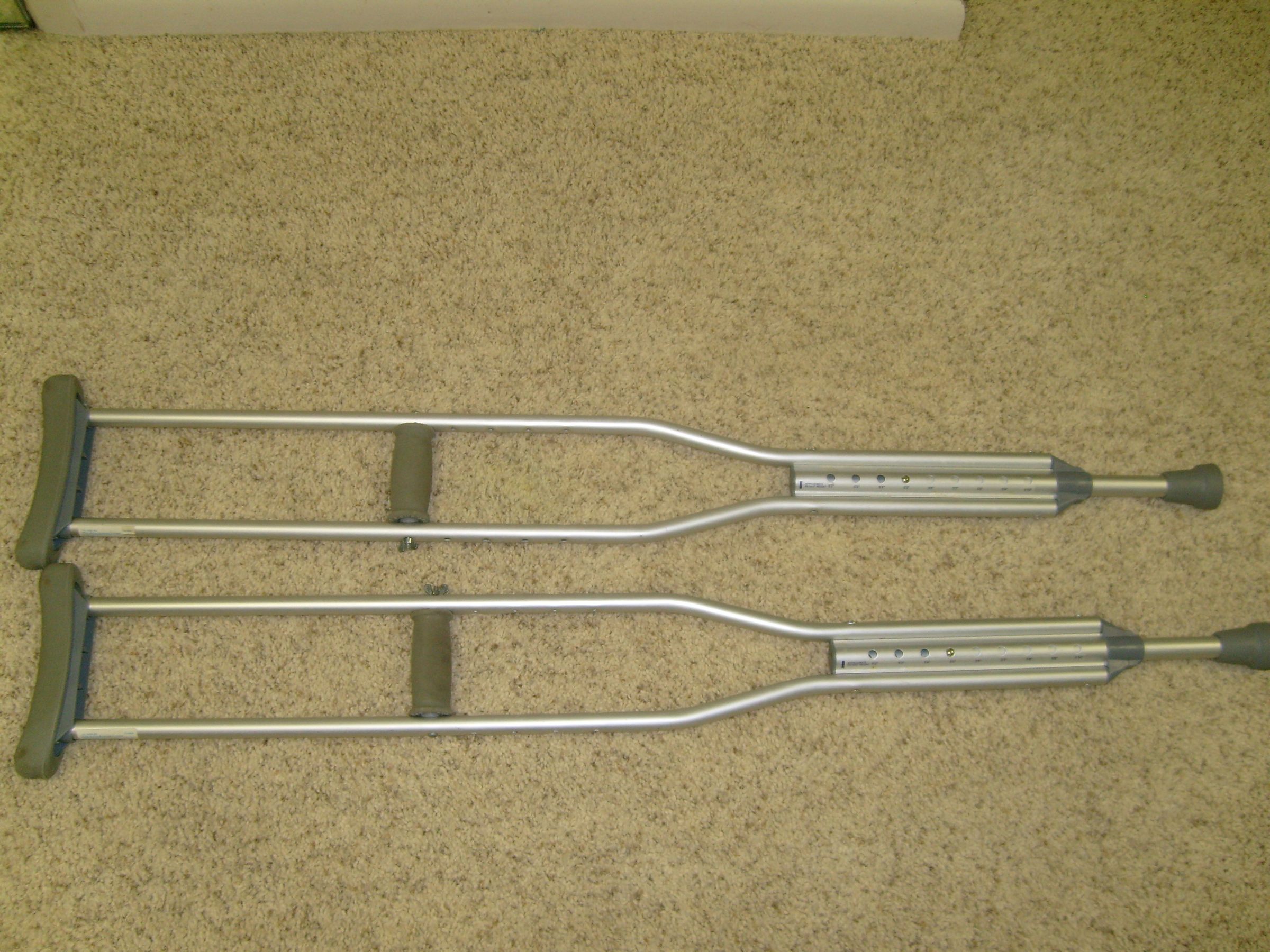 Turn Crutches Into Stilts 4 Steps (with Pictures) Instructables