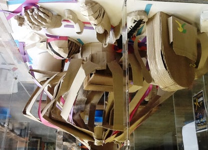 Cardboard Upcycle Art and Design