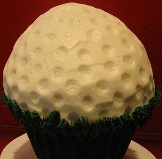 Golf Ball Cupcake