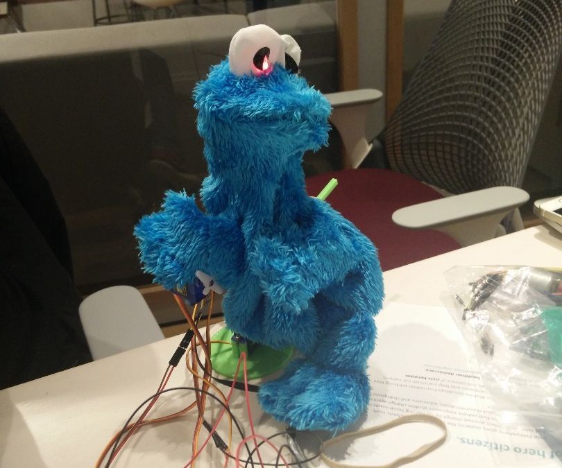 Talking Remotely Controlled Teddy Bear