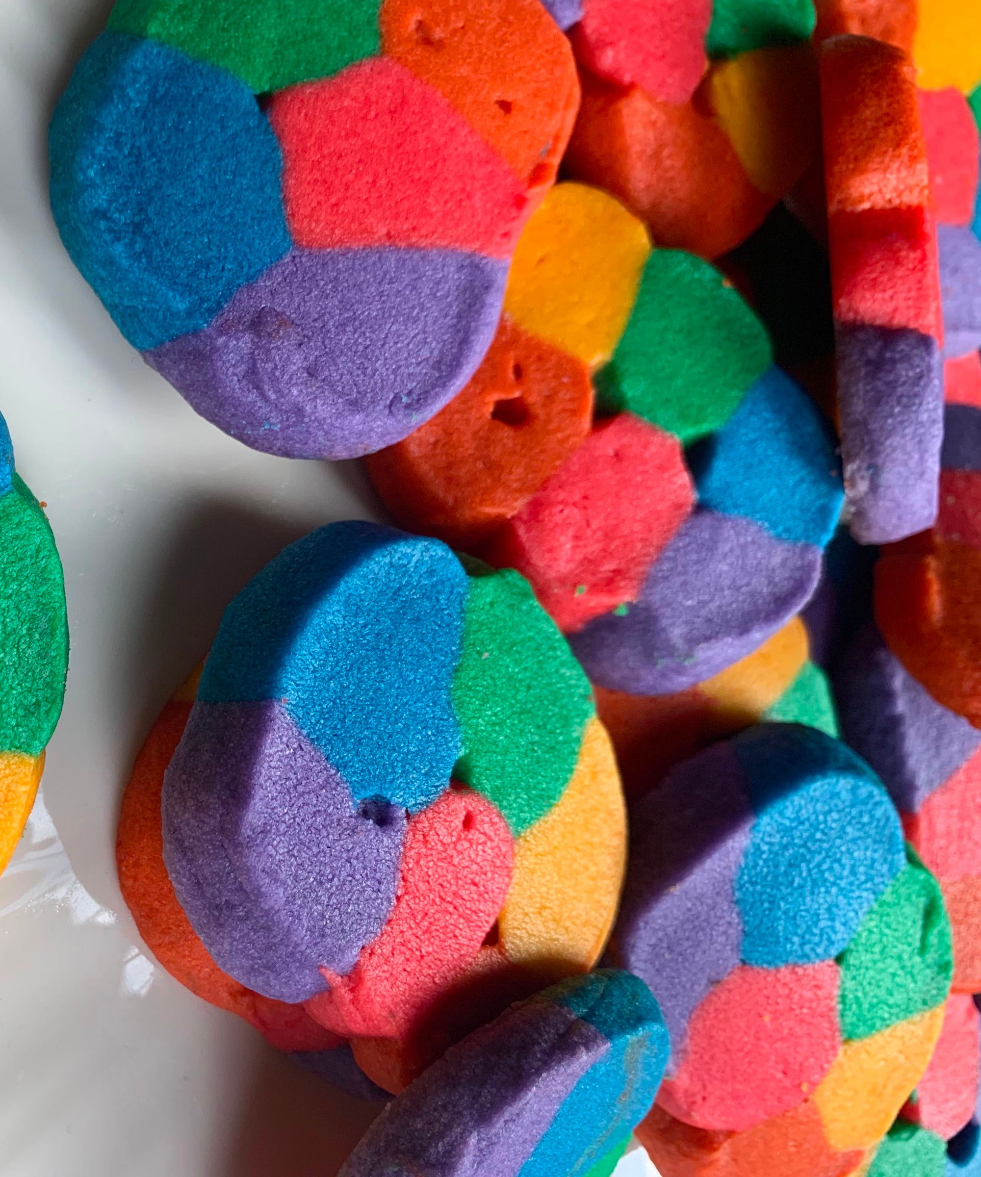 3 Ingredient Rainbow Cookies 
