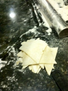 Rolling Dough and Cutting the Chips
