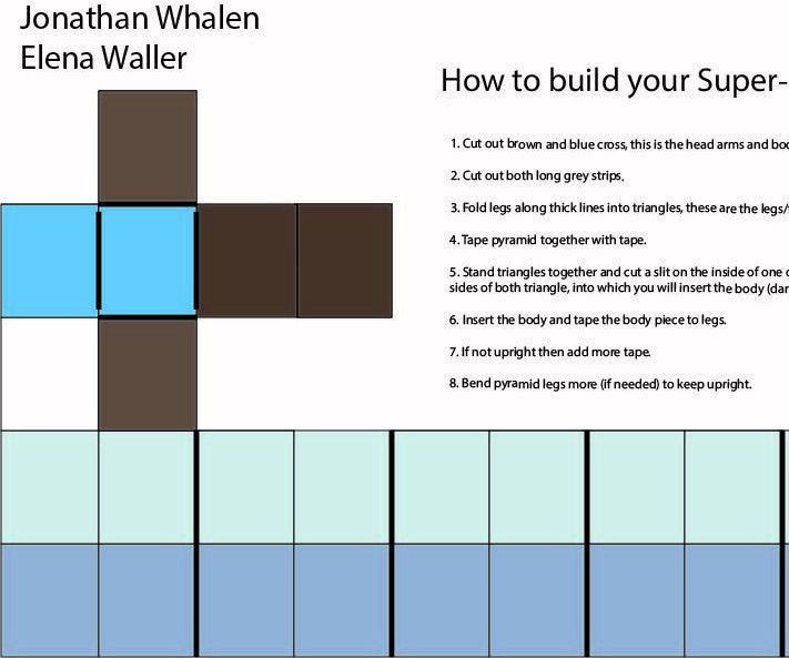 Making a Paper Robot (Super-bot) by Elena Waller and Jonathan Whalen