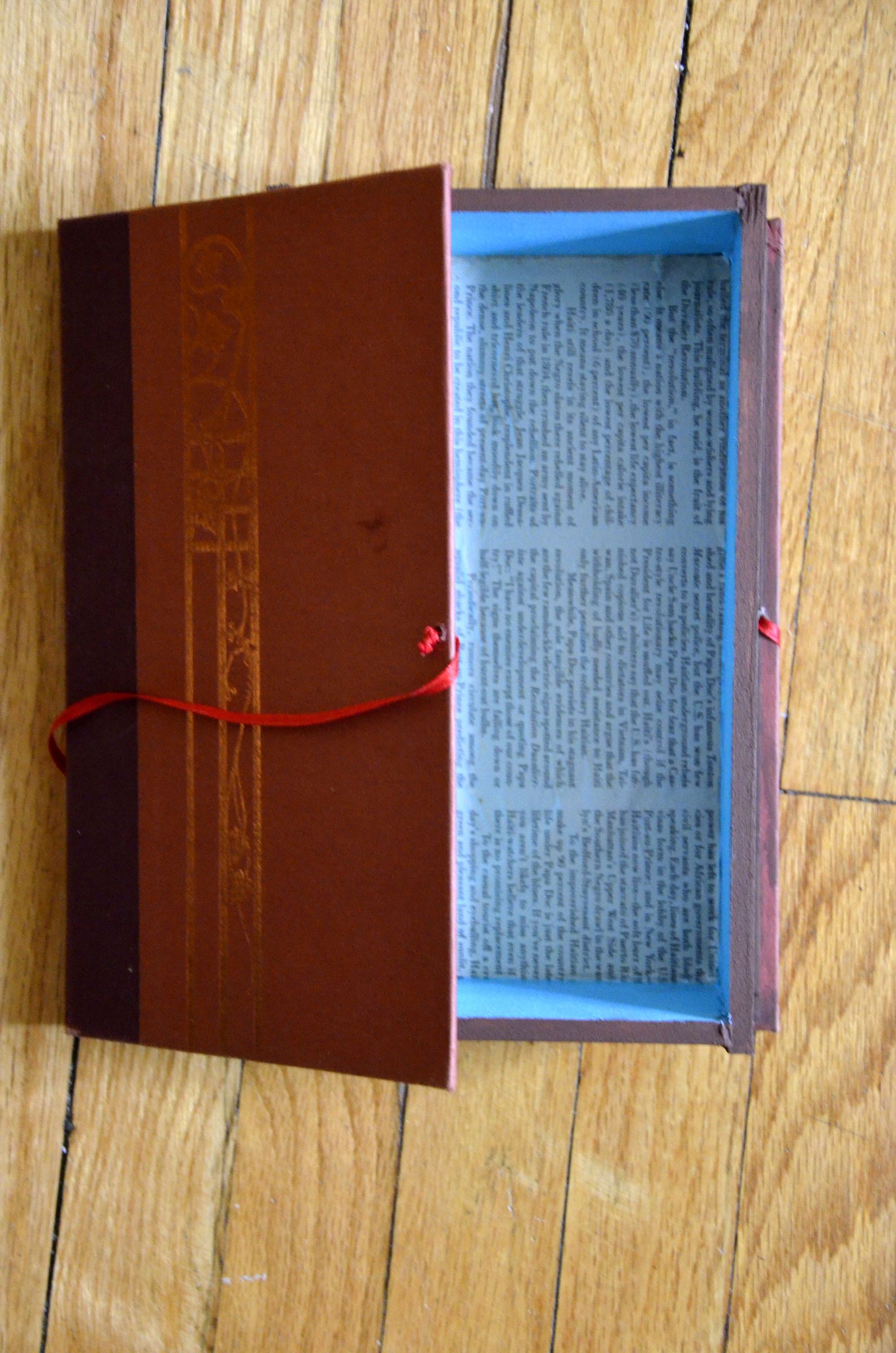 How -To: Turn an Old Book Into a Storage Box