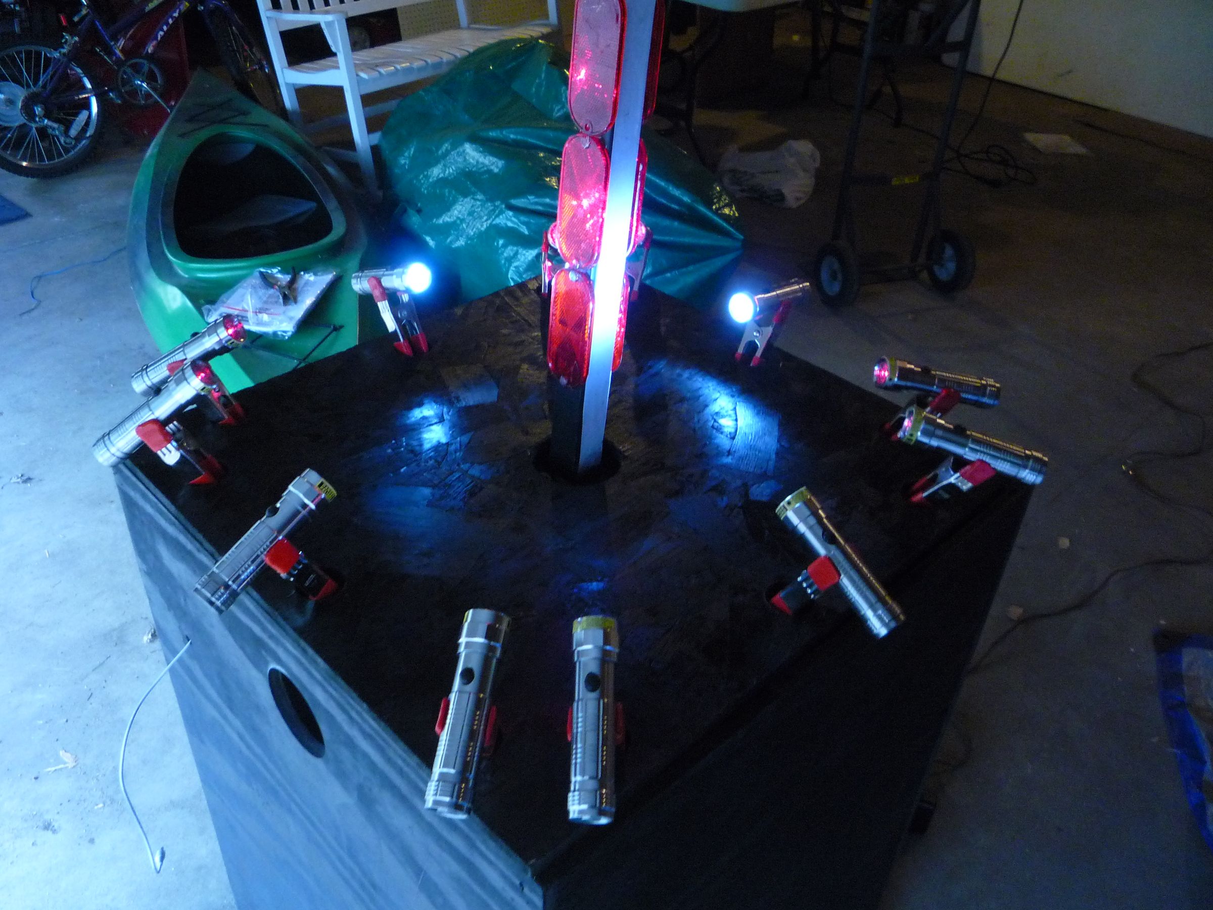 Disco Laser Party Centerpiece