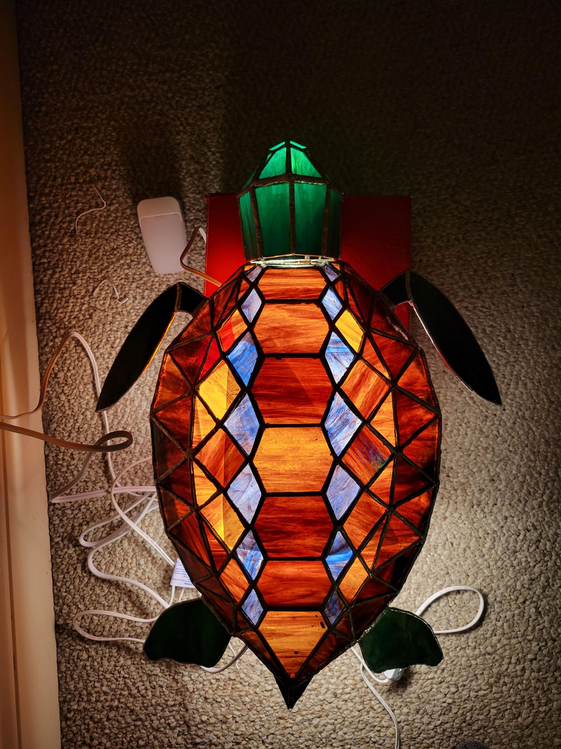 Stained Glass Sea Turtle Lamp 27 Steps (with Pictures) Instructables