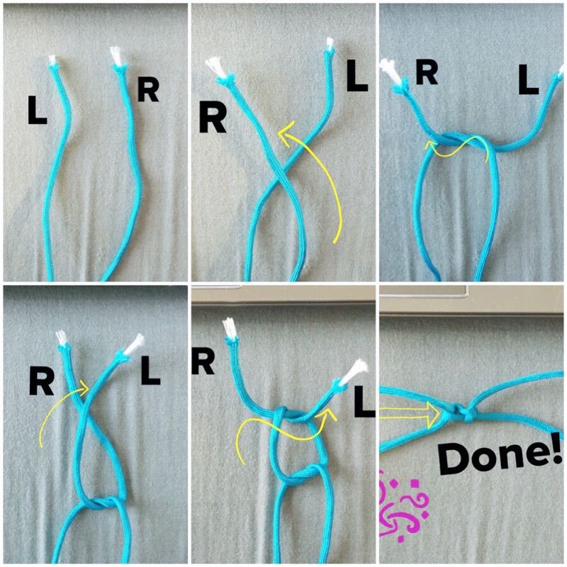 easiest knot to untie