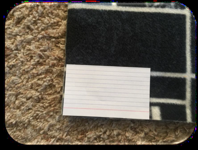 Placing the Index Card