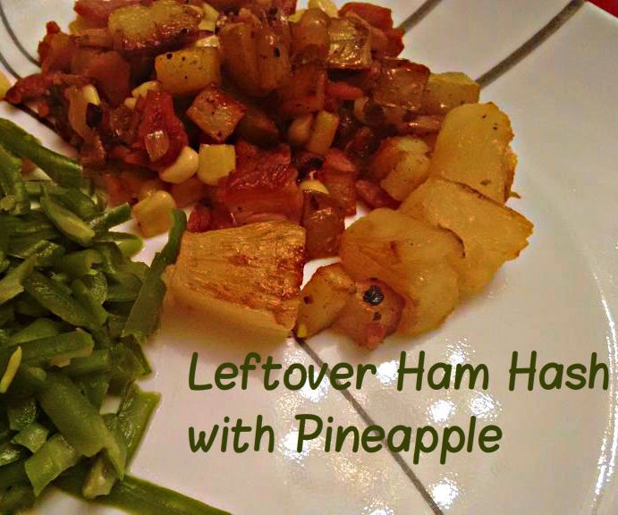 Leftover Ham Hash With Pineapple