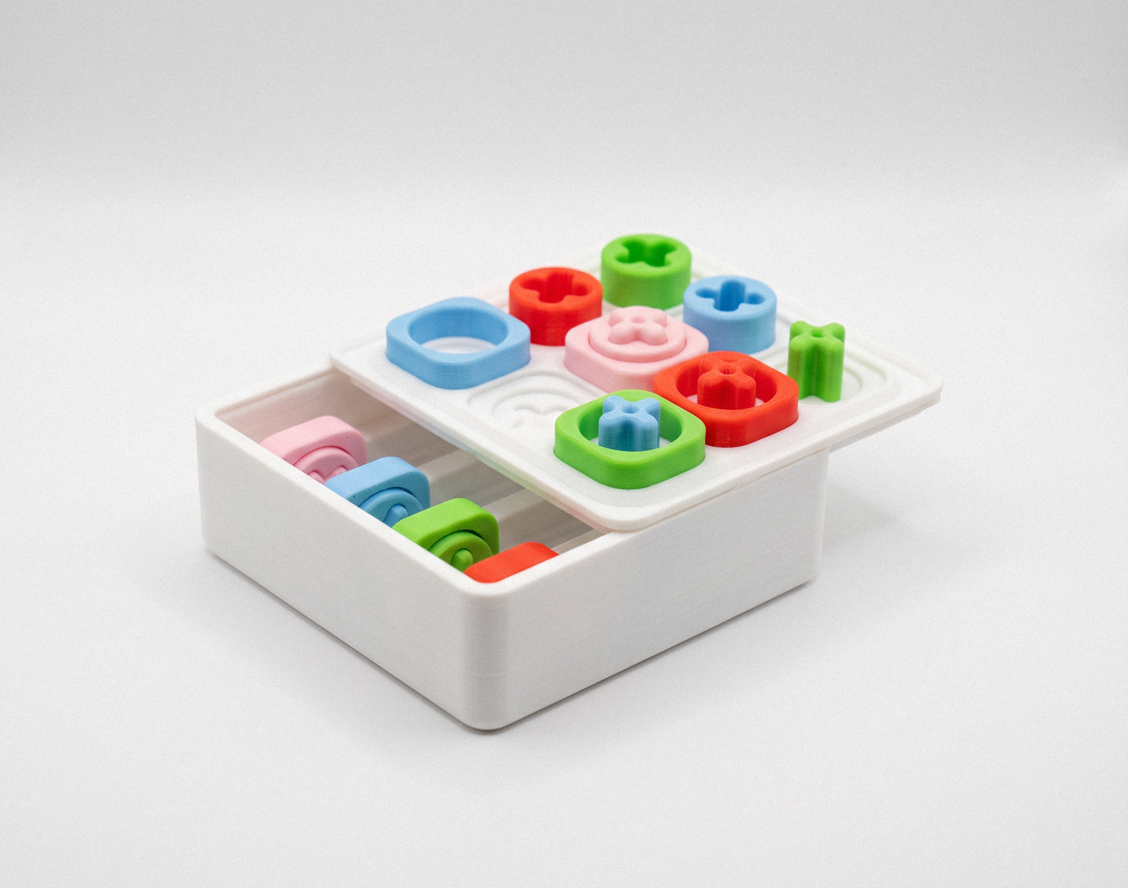 Bing, Bang, Bong! - Tic-Tac-Toe Reimagined: 3D-Printed Portable Shape-Based Board Game