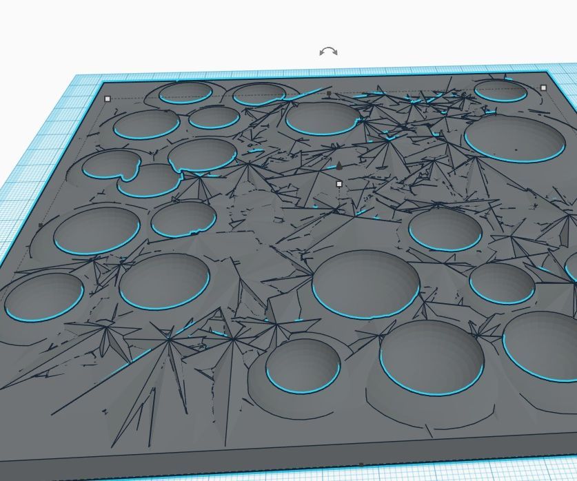 Simple Tinkercad Moonscape