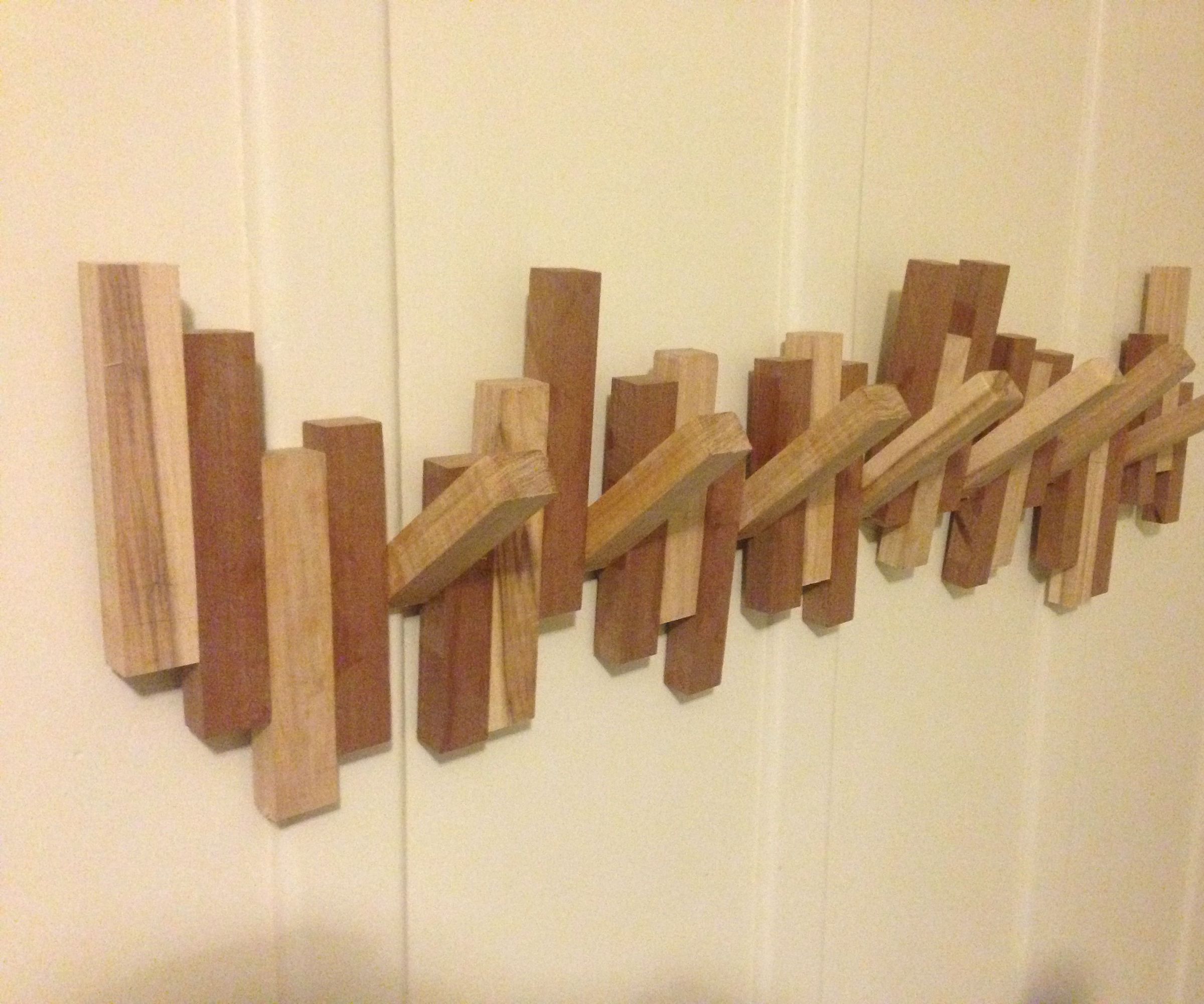 From Scraps to Racks!  How to Turn Seemingly Useless Scrap Into a Wall Rack