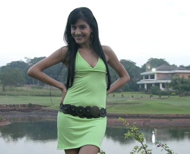 Make Your Own Form-Fitting Halter Dress