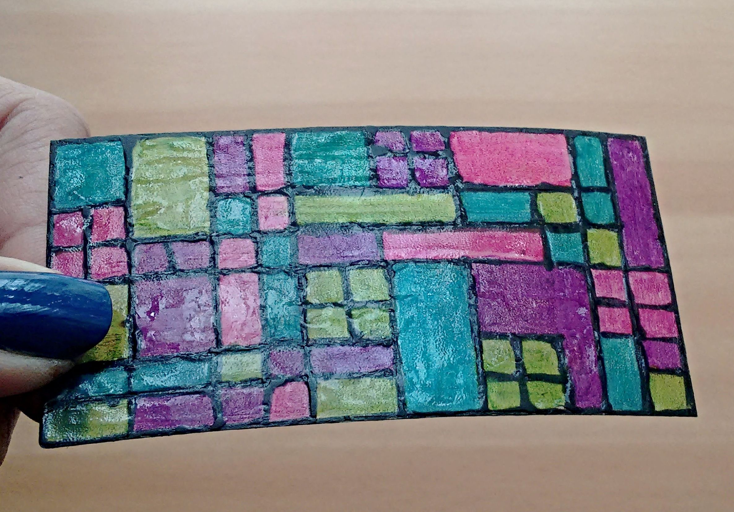 Stain Glass Window Bookmark 8 Steps (with Pictures) Instructables