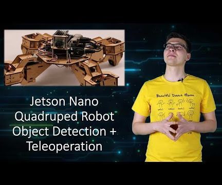 Jetson Nano Quadruped Robot Object Detection Tutorial