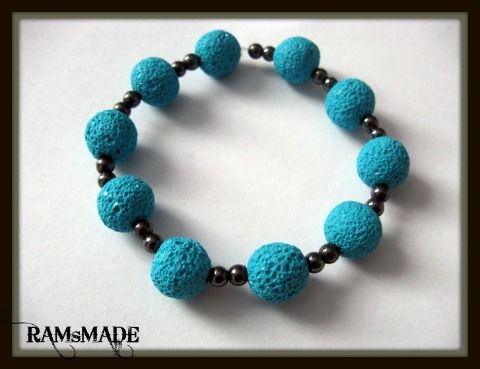 Lava beads bracelet