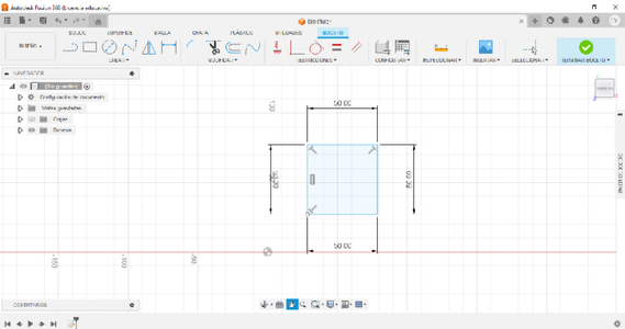 Creamos Una Base De 50x50 Mm