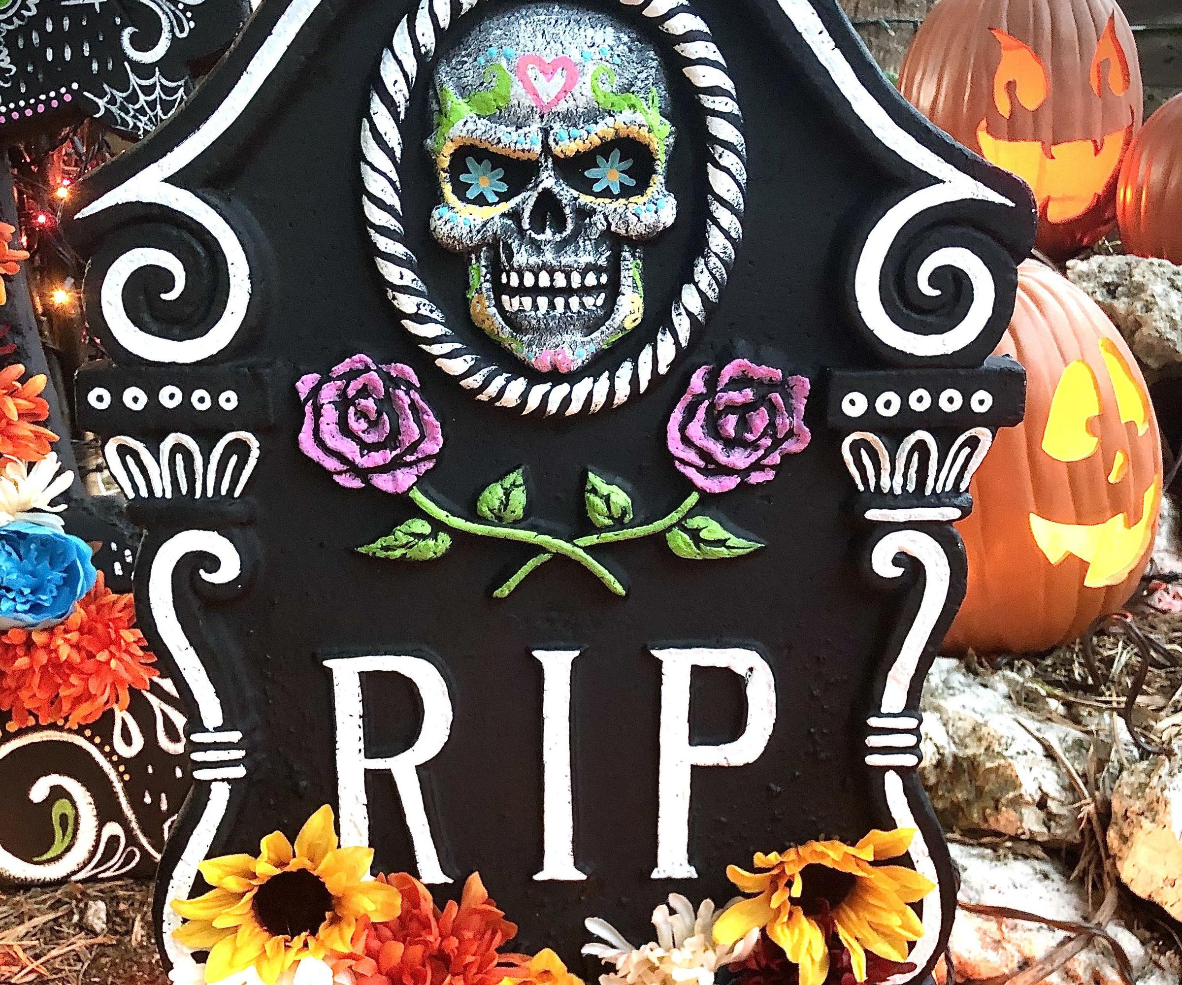 Day of the Dead Gravestones 