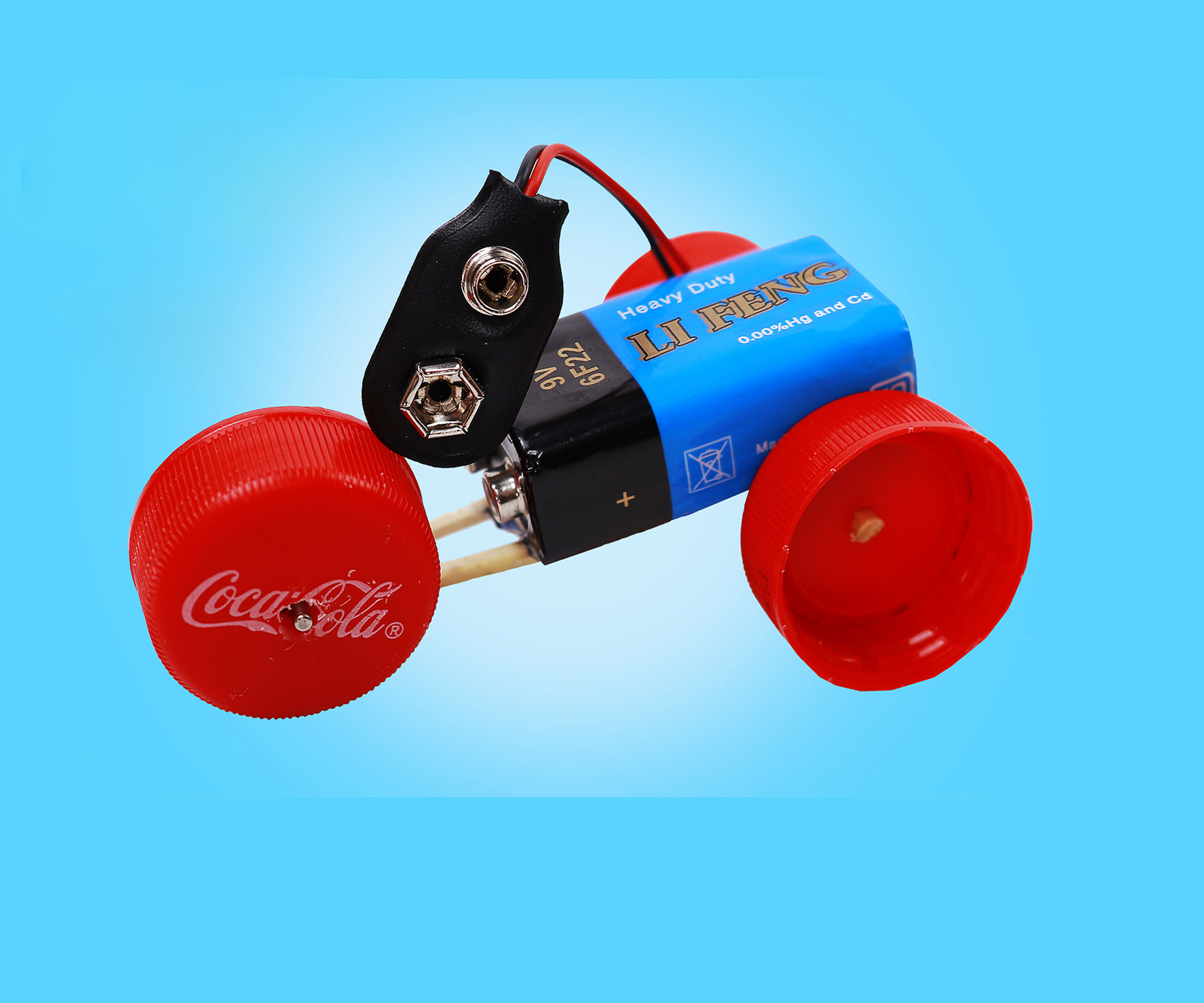 Recycling Bottle Caps Into Electric Car