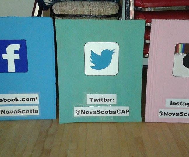 Social Media Sandwich Boards