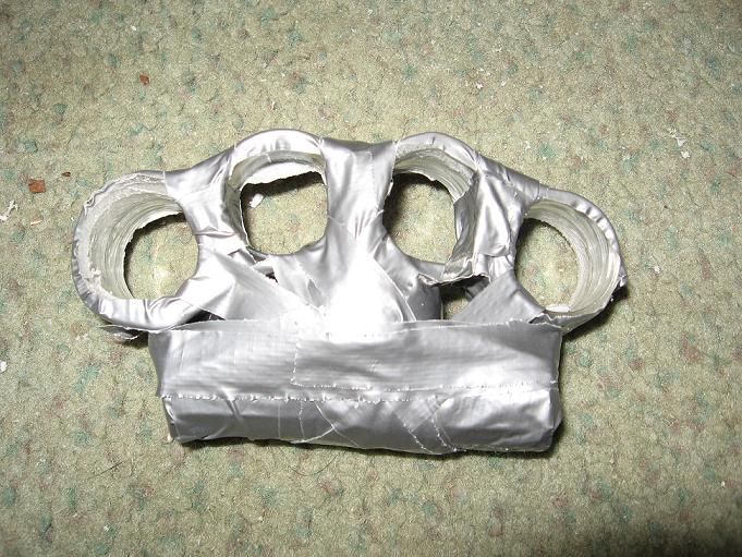 How to Make Brass Knuckless (out of Plastic and Duct Tape!!!)