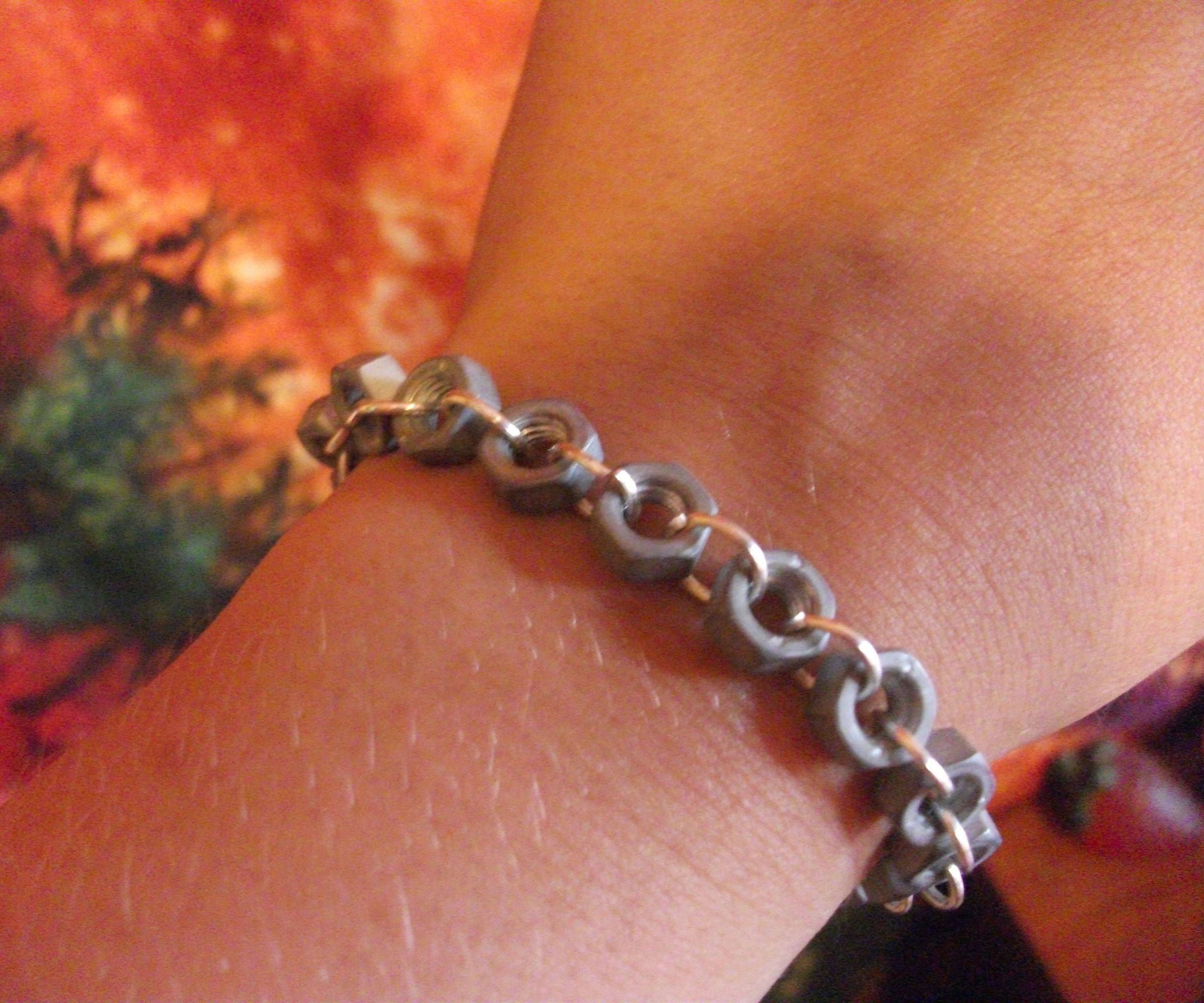 Hex Nut Bracelet & Earrings