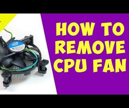 How to Remove an Intel CPU Fan