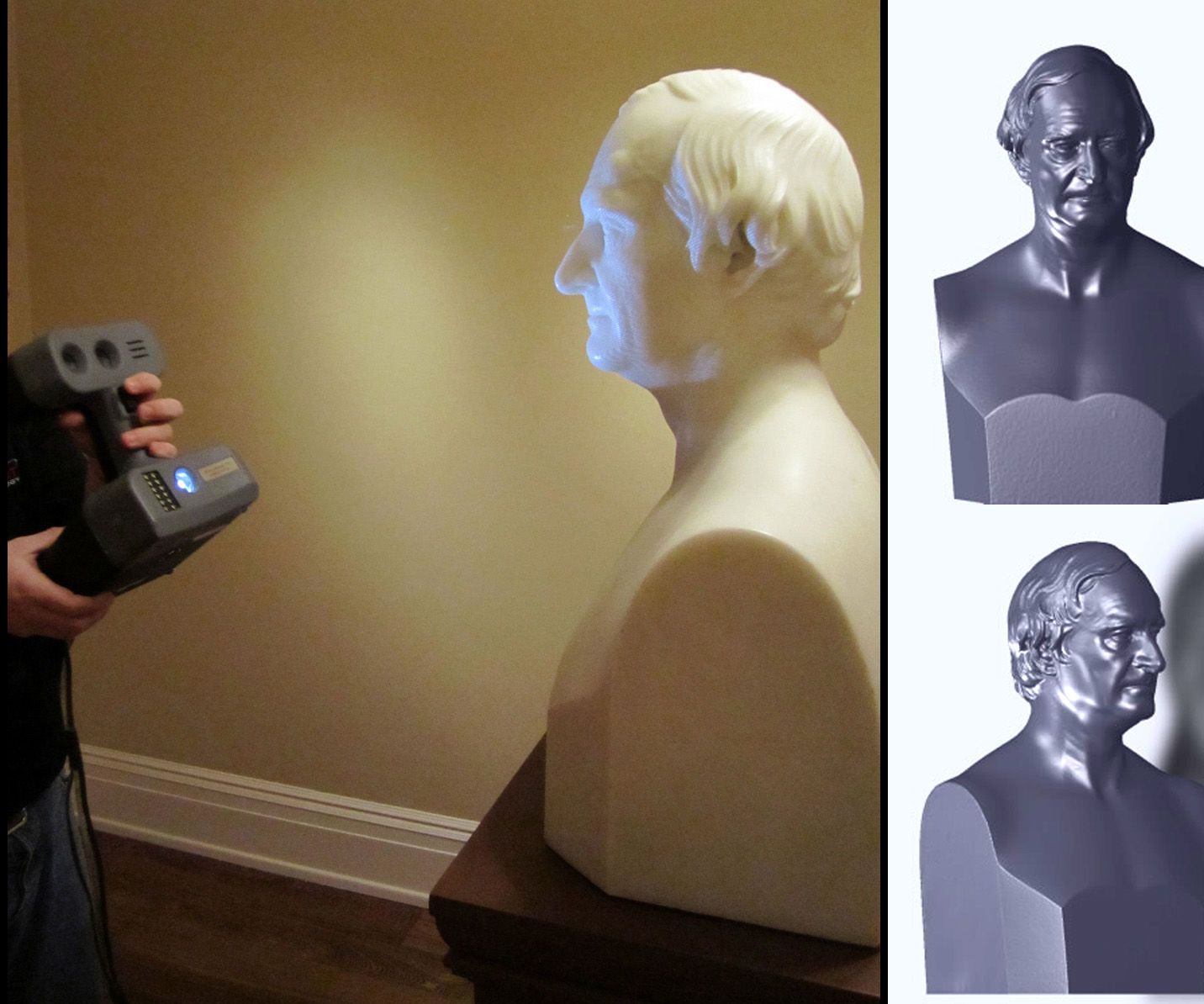 Making Alphonso Taft- From 3-D Scan to Ceramic Sculpture