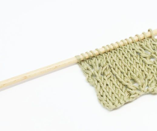 How to Knit Lacy Butterfly Stitch